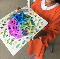 Wax Resist Painting