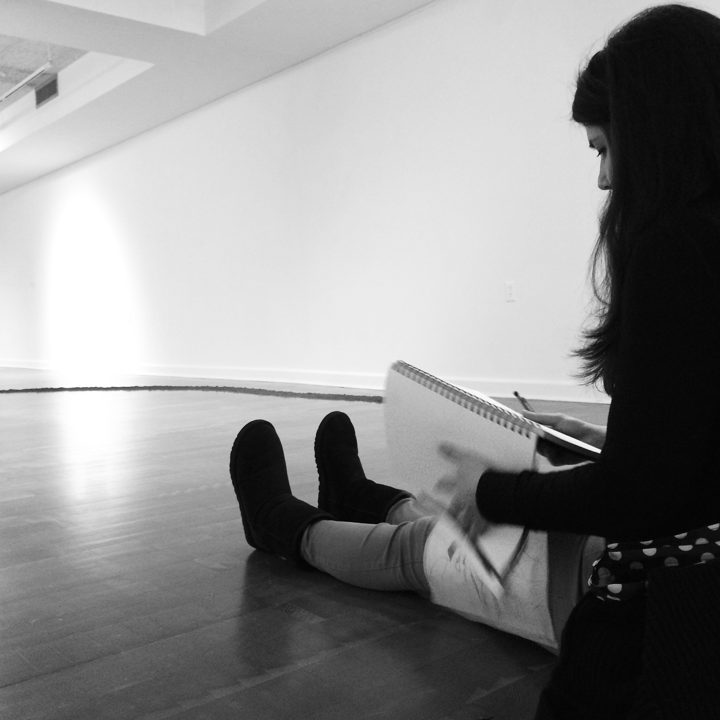Drawing in the Gallery