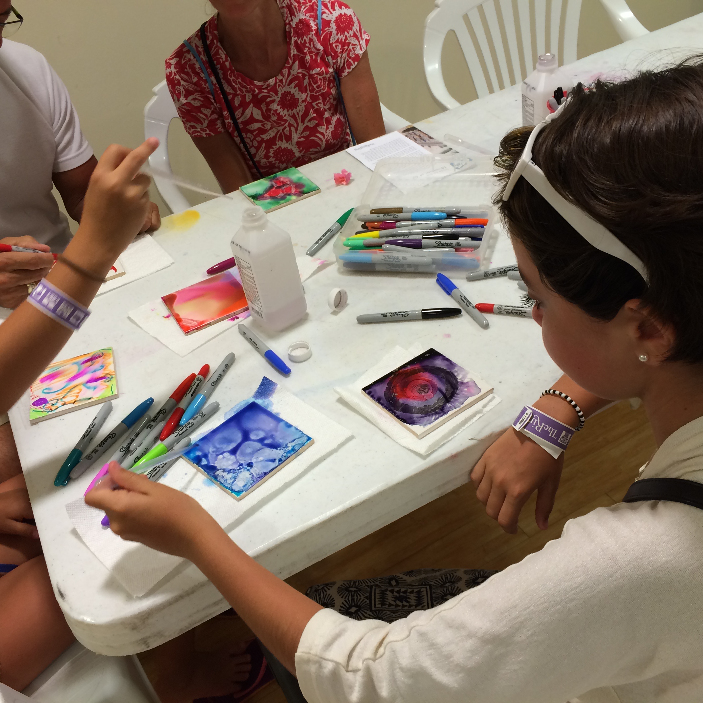 Art Making with Family Visitors