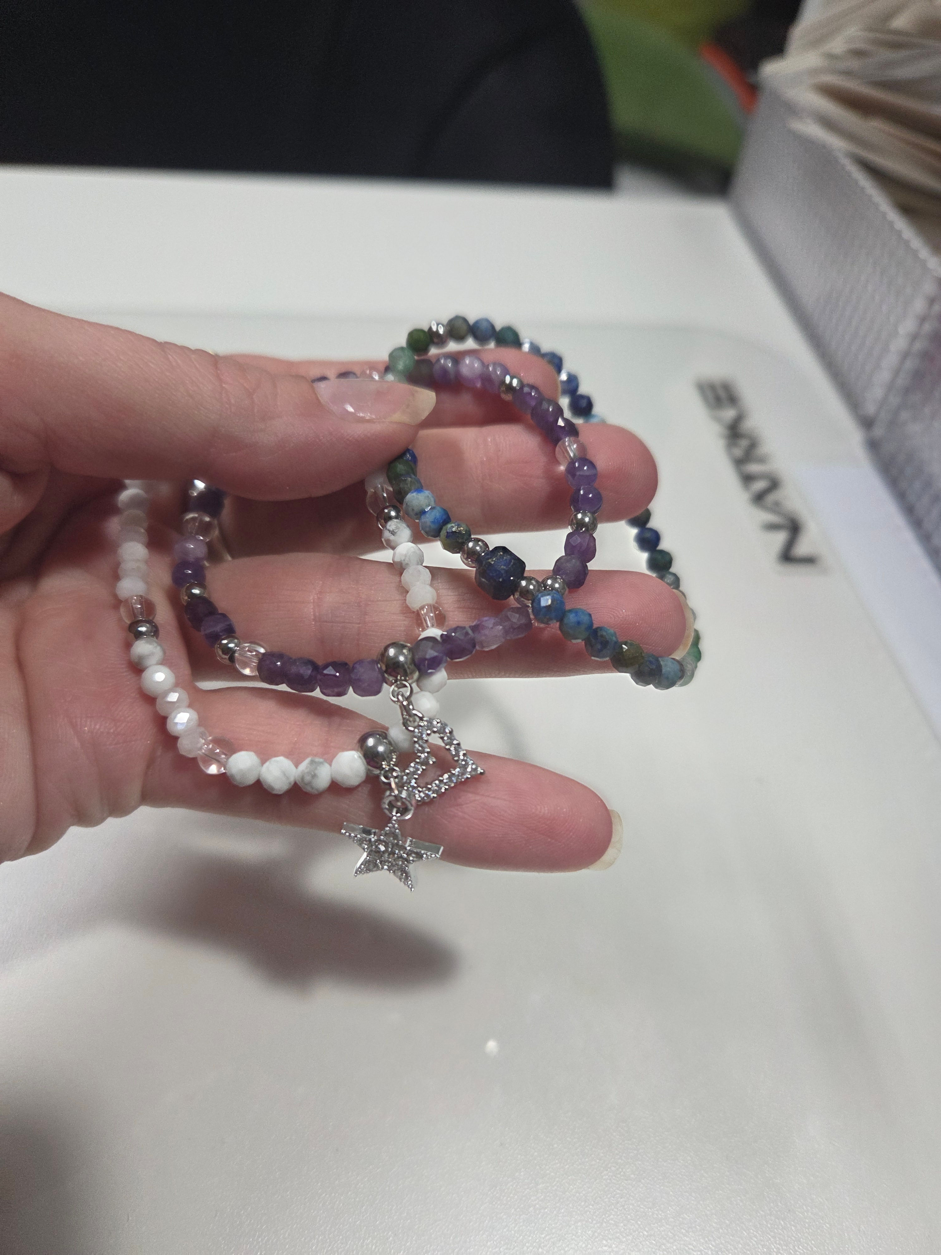 Minis bracelets éclatantes 4mm