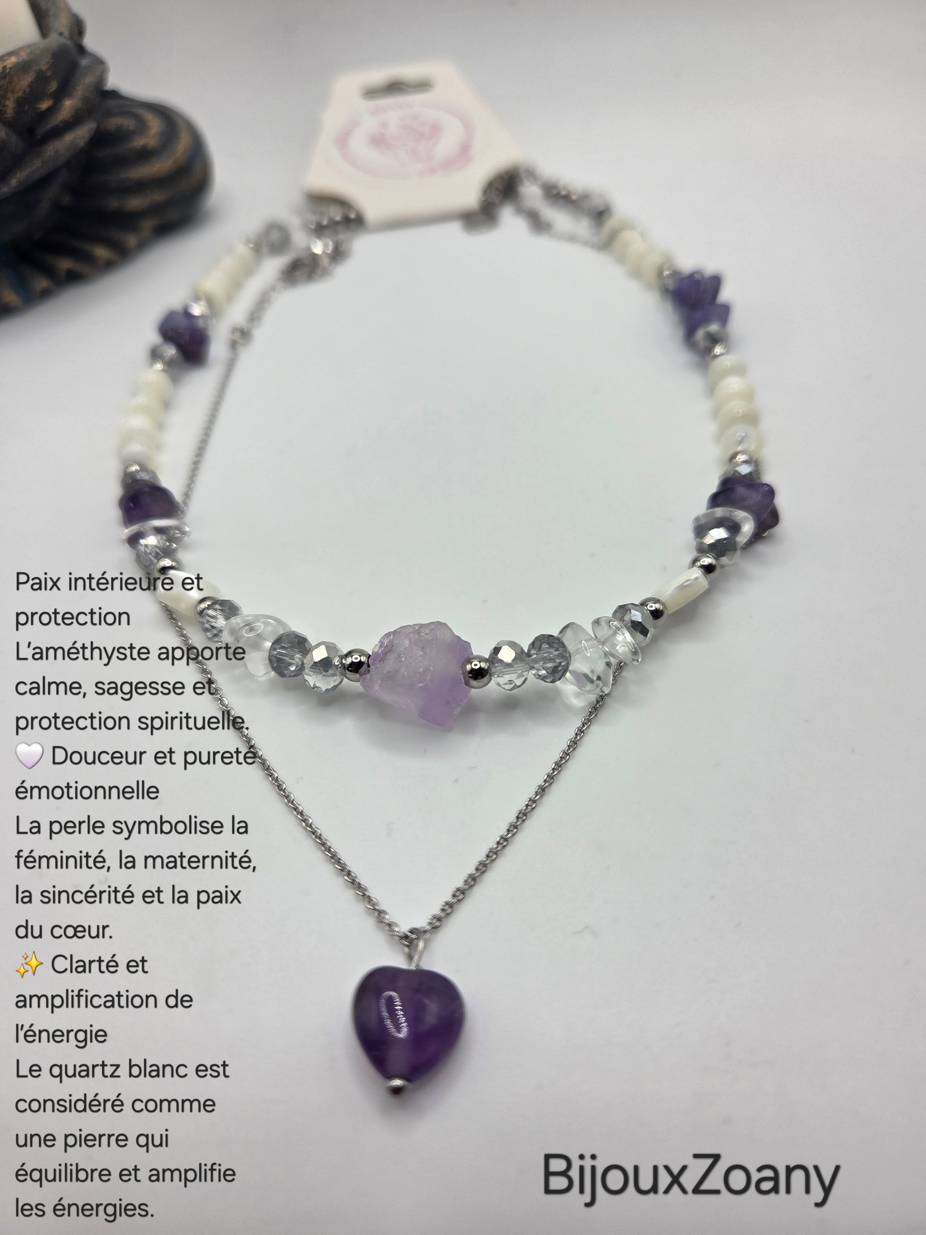 Collier ensemble de duo Étoile de perle