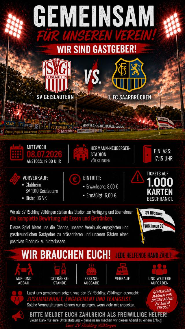 SV Geislautern vs. 1. FC Saarbrücken