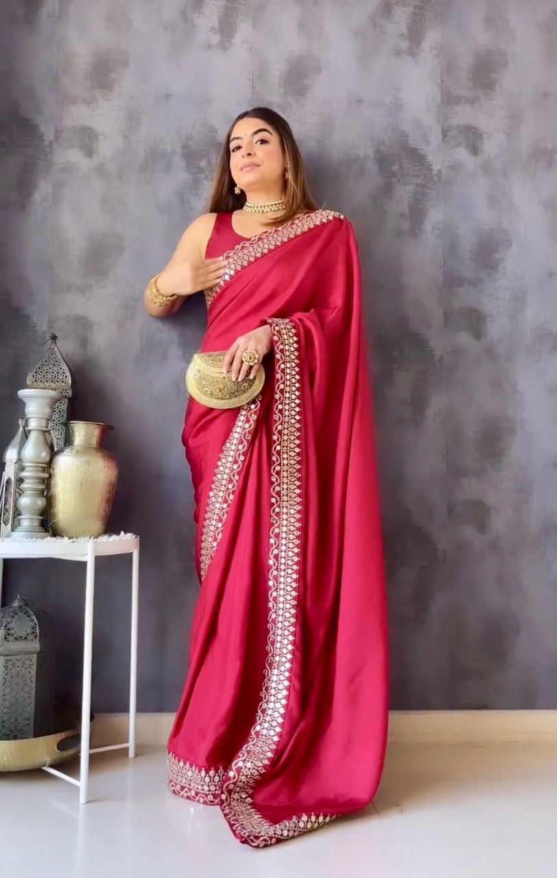 RUBY Vichitra Silk