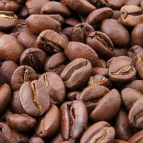 Roasted coffee beans