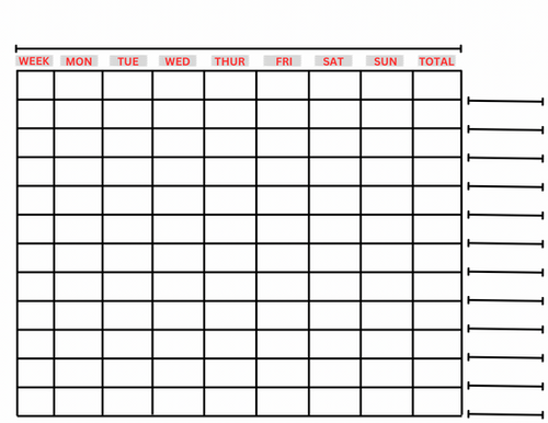 RACE SCHEDULE TEMPLATE | Not Dead Threads