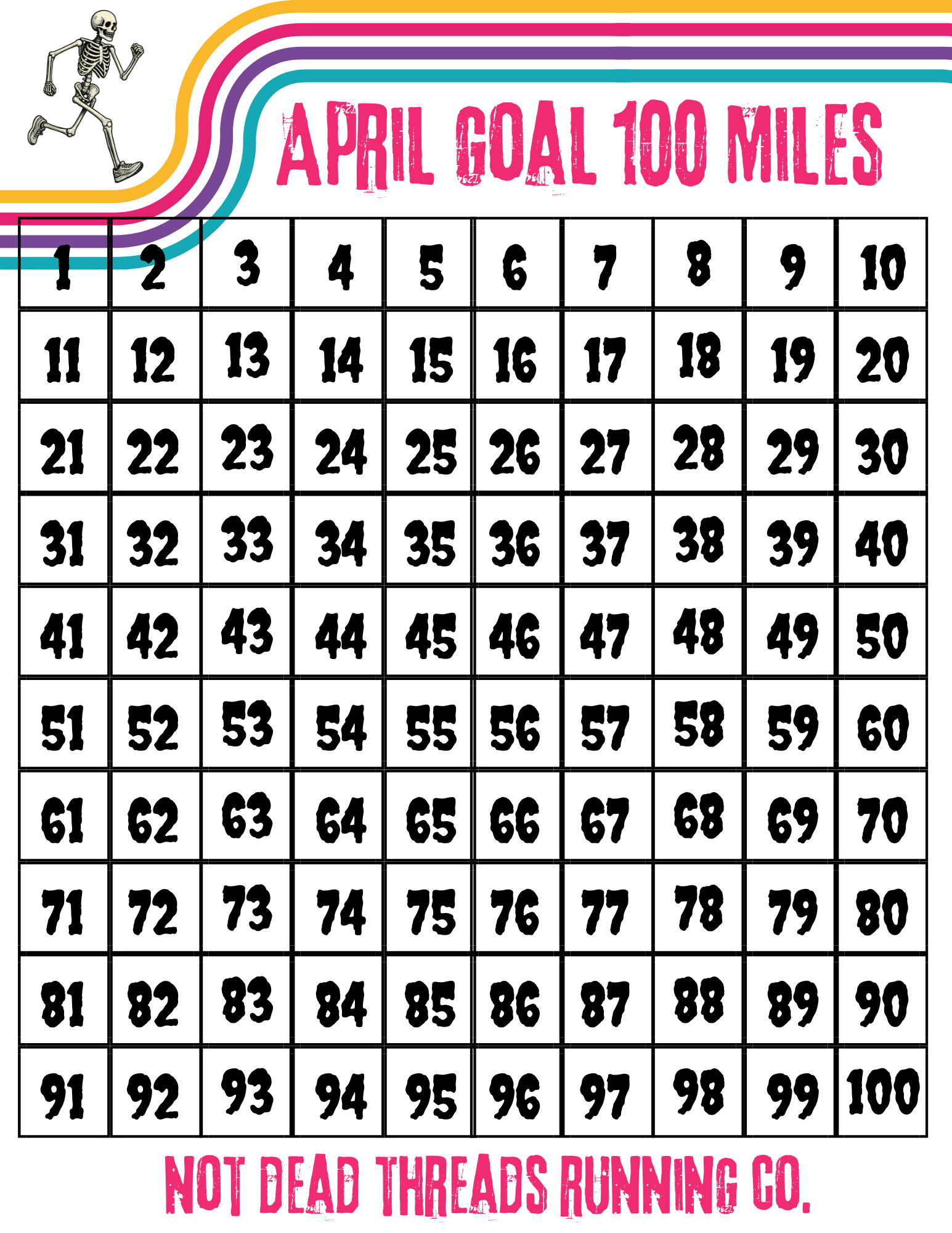 100 Miles in April 2026