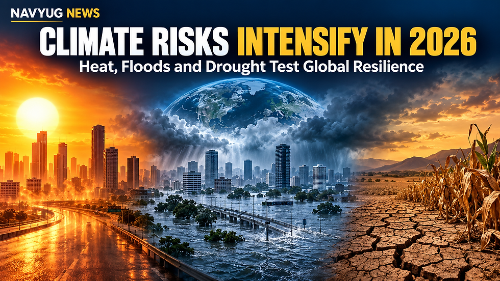 Climate Risks Intensify in 2026 as Heat, Floods and Drought Test Global Resilience