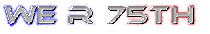 We r 75th logo