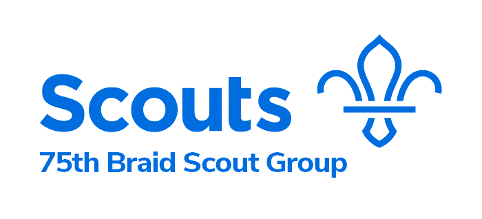 75th Braid Scout Group Logo 