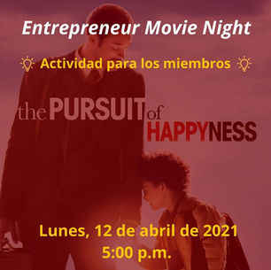Entrepreneur Movie Night | abril 12