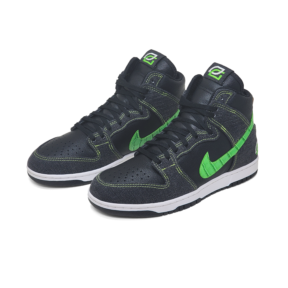 Thumbnail: "Green Wall" Made by Buck Dunk High Handmade 1 of 1