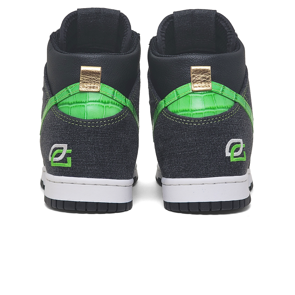 Thumbnail: "Green Wall" Made by Buck Dunk High Handmade 1 of 1