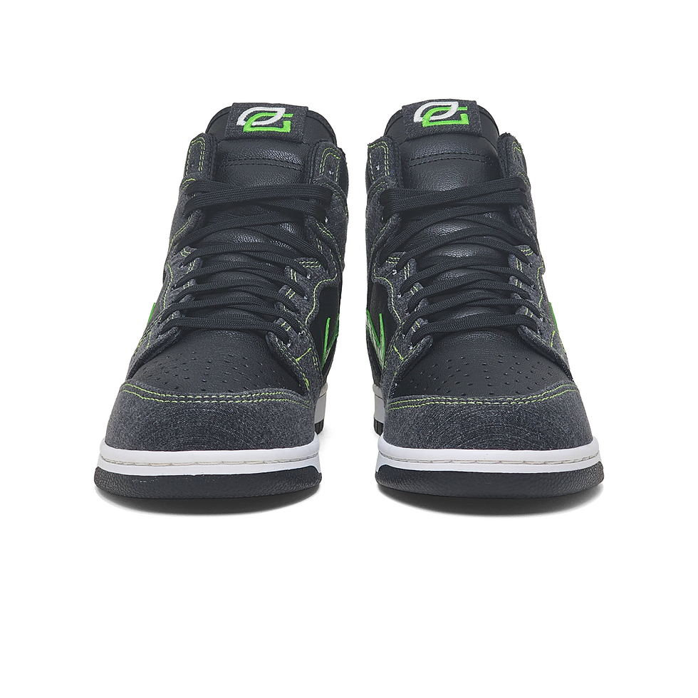 Thumbnail: "Green Wall" Made by Buck Dunk High Handmade 1 of 1