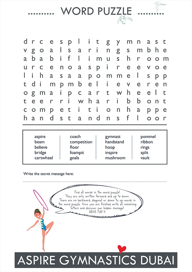 Aspire WORD puzzle