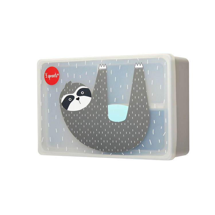 Thumbnail: Silicone Bento Food Box - Sloth Gray