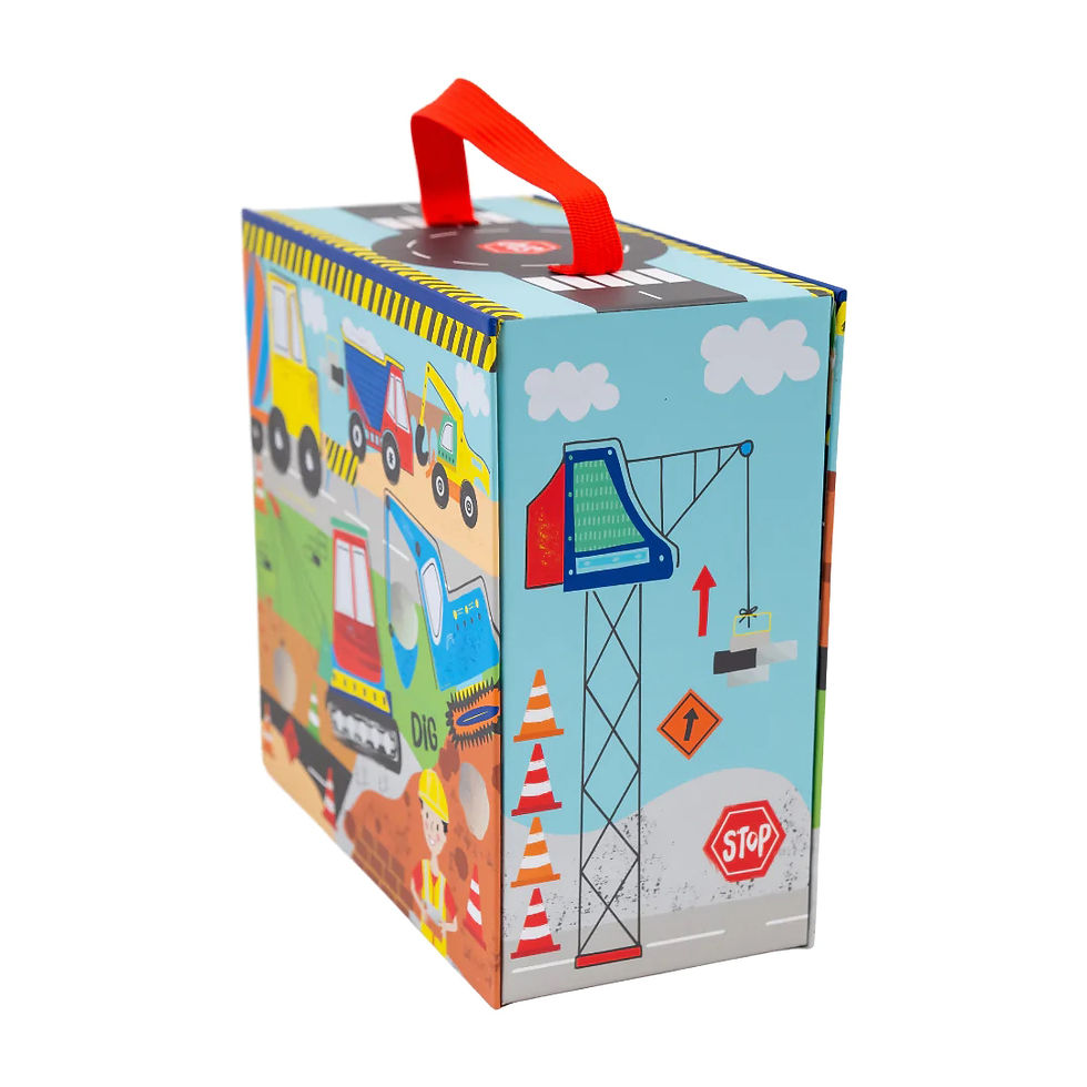 Thumbnail: Playbox With Wooden Pieces - Construction