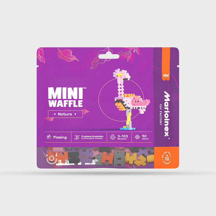 Thumbnail: Mini Waffle Nature: Flamingo