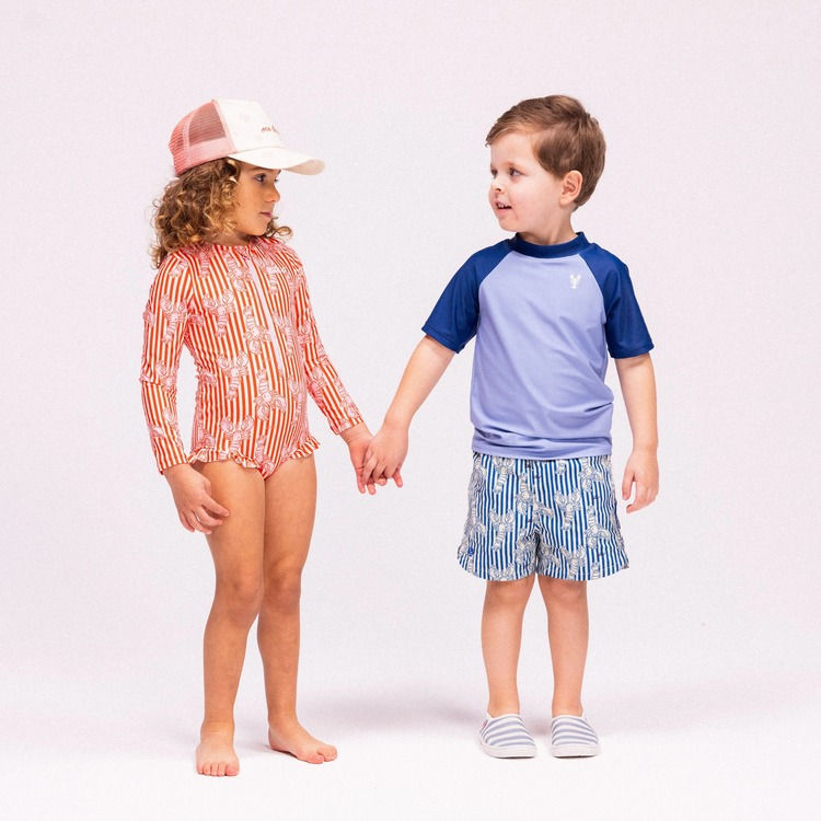 Thumbnail: Swim Shorts - Blue - Lobster Bay