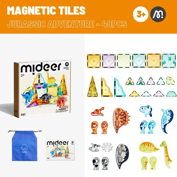 Thumbnail: Magnetic Tiles - Jurassic Adventure