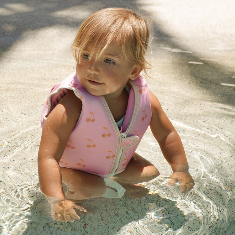 Thumbnail: Kids Swim Vest 1-2 Cotton Candy Cherry