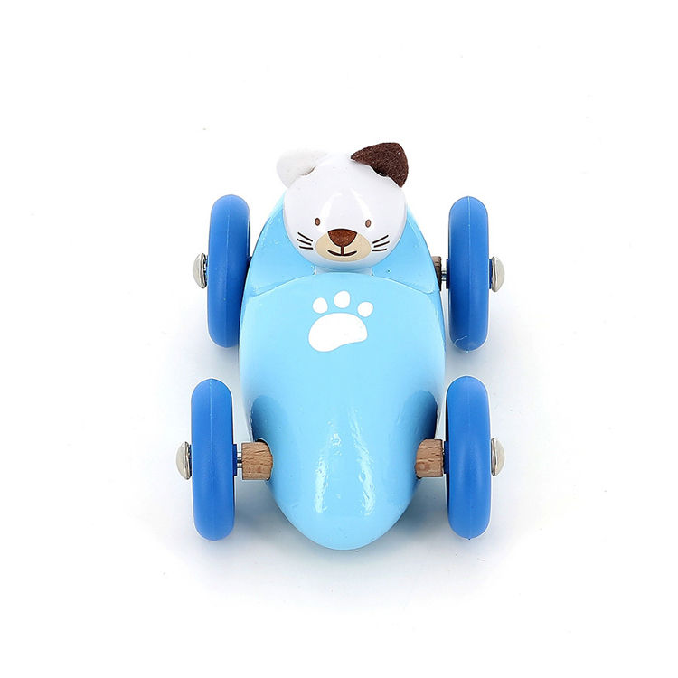Thumbnail: Boizoos wooden car, Mariette the kitty