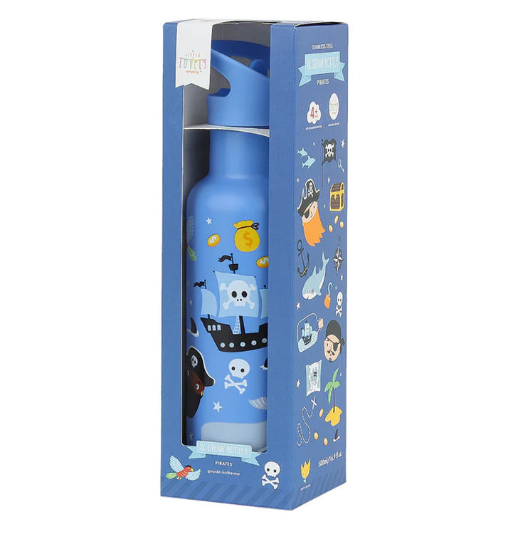 Thumbnail: XL stainless steel drink bottle: Pirates