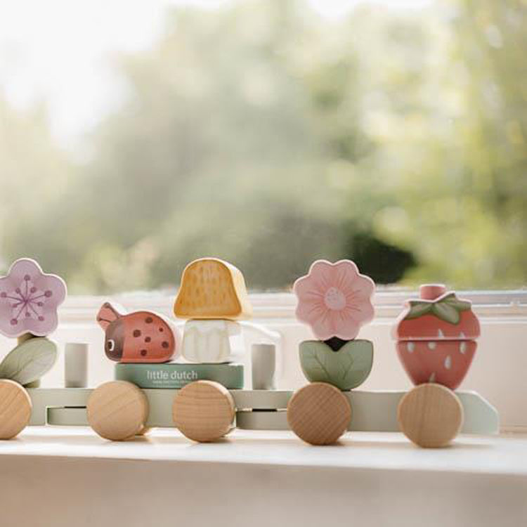 Thumbnail: Stacking Train Hedgehog - Fairy Garden