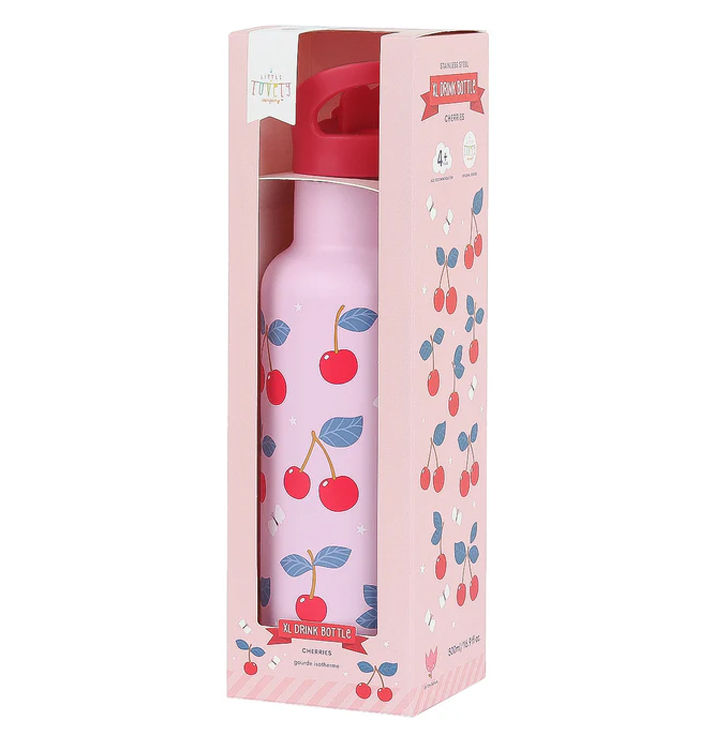 Thumbnail: Stainless steel drink bottle: Cherries