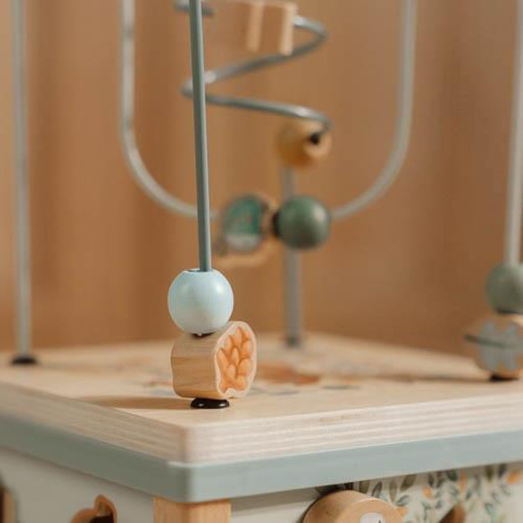 Thumbnail: Wooden activity cube - Forest Friends