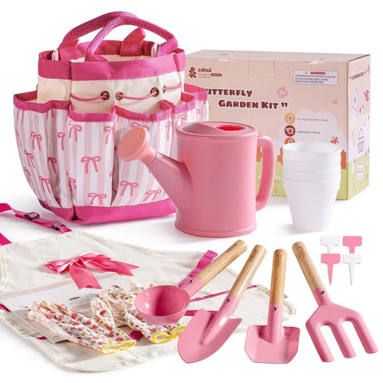 Thumbnail: Pink Flower Gardening Kit