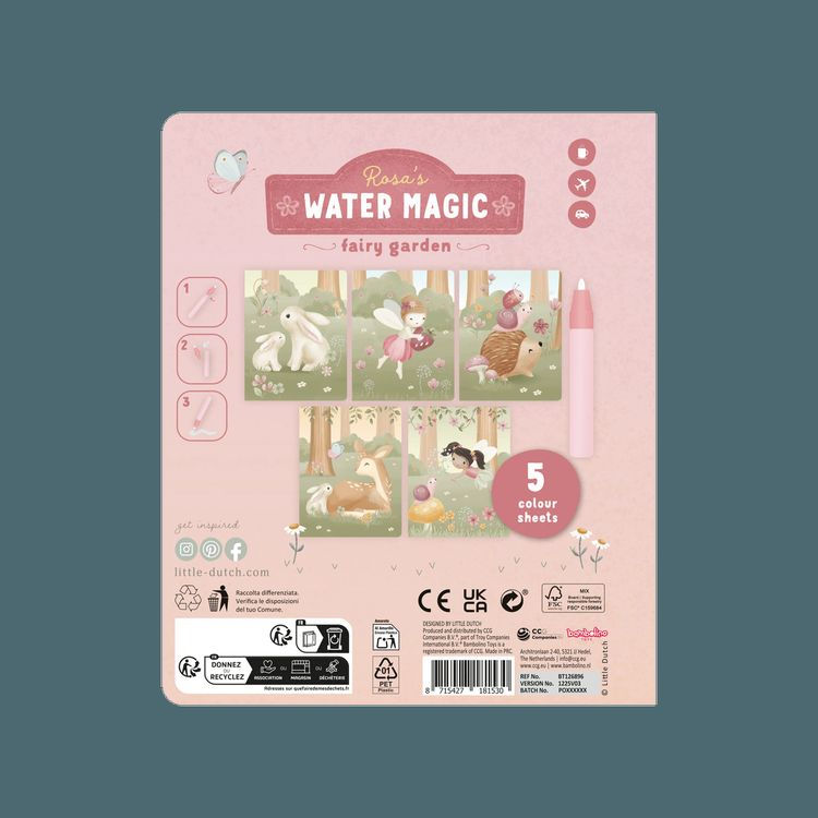 Thumbnail: Water Magic Book Rosa Fairy Garden