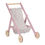 Thumbnail: Wooden doll stroller - Pink - Buggy
