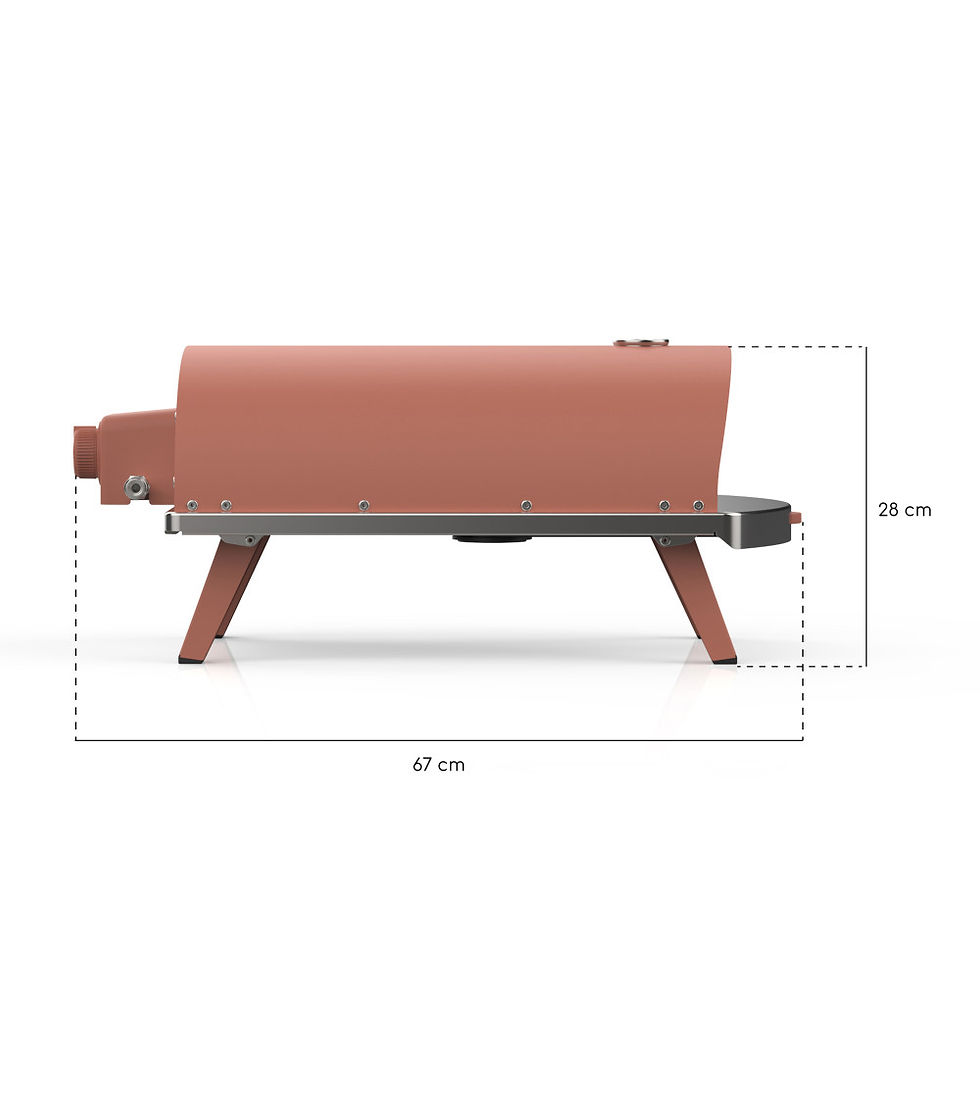 Thumbnail: Piana Gas - Gas Pizza Oven - Terracotta