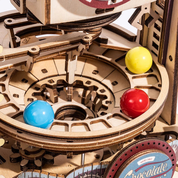 Thumbnail: Chocolate Factory Marble Run 3D Wooden Puzzle