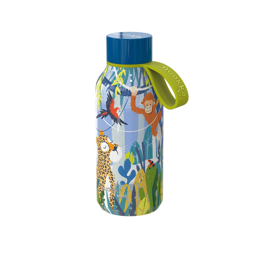 Jungle Solid Thermal Bottle with Straps 330ml