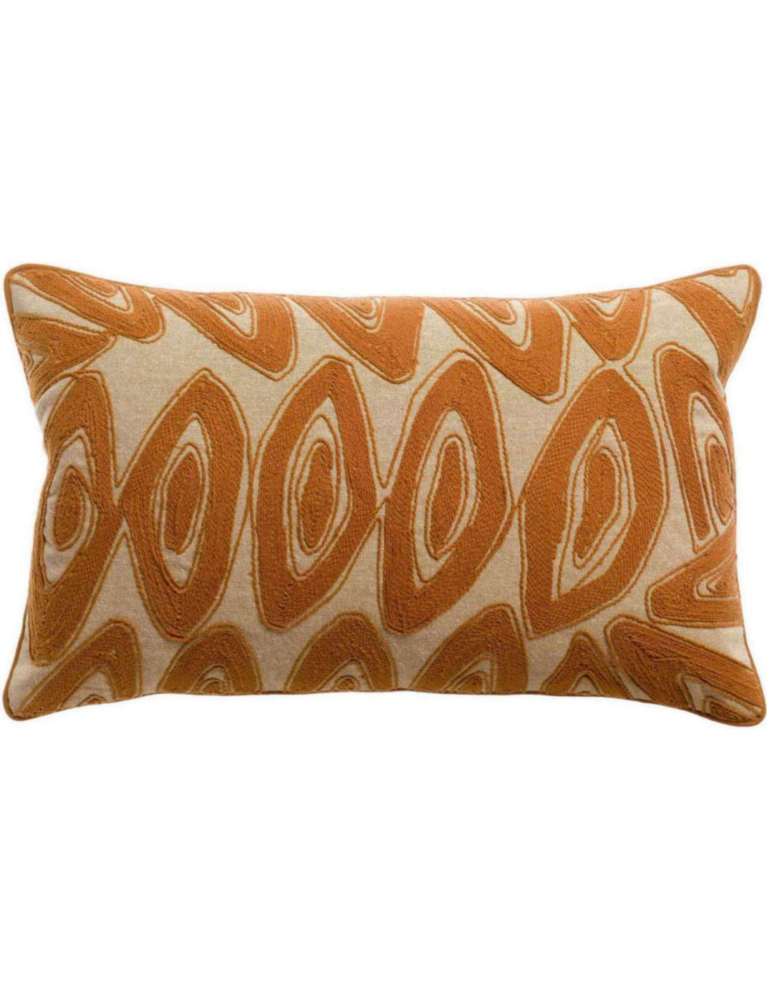 Handmade Cushion Vivaraise Leya Cuivre 40x65 100% Cotton