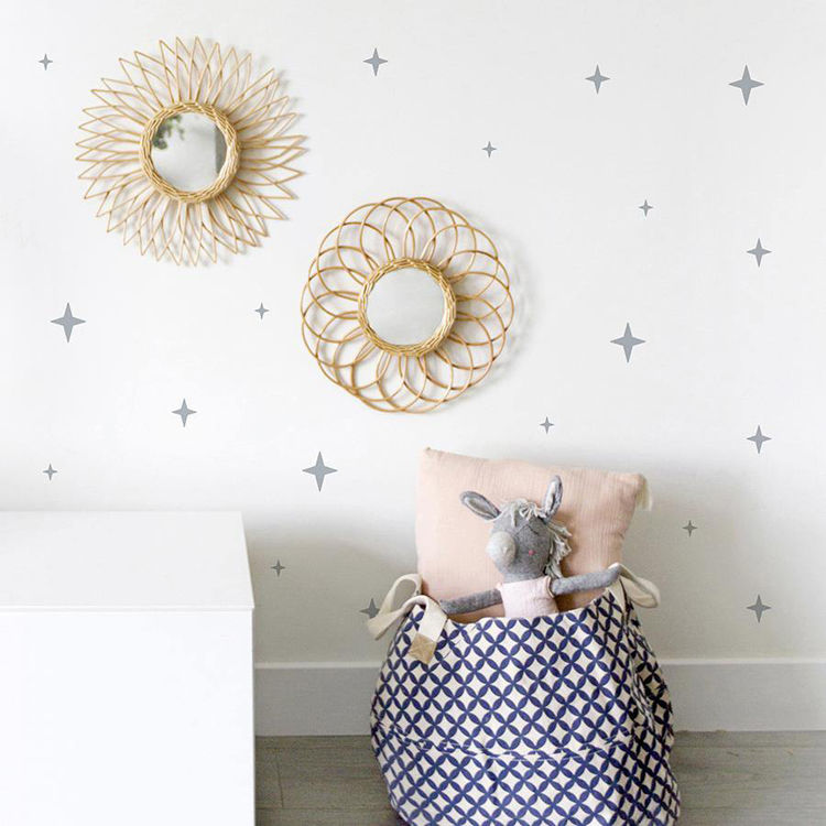 Thumbnail: Wall Stickers Shooting Stars - Silver