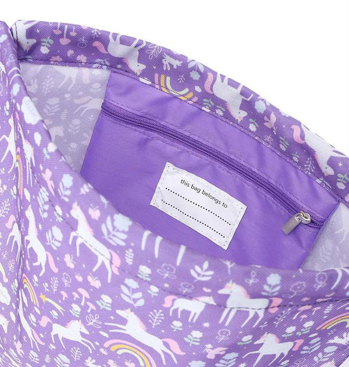 Thumbnail: Drawstring bag: Unicorn dreams