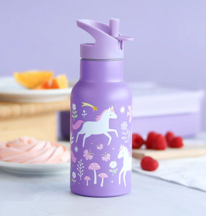 Thumbnail: Stainless Steel Drink Bottle: Unicorn Dreams