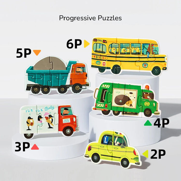 Thumbnail: My First Artist Puzzle: Construction Vehicles