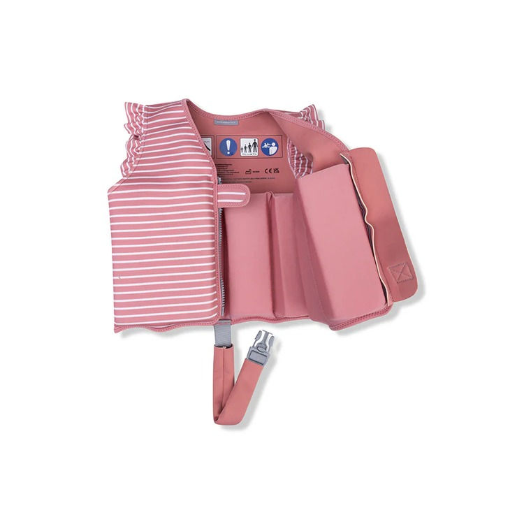 Thumbnail: Swim Vest - Red/White - Daisy Flower