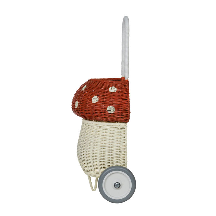 Thumbnail: Rattan Mushroom Luggy - Red