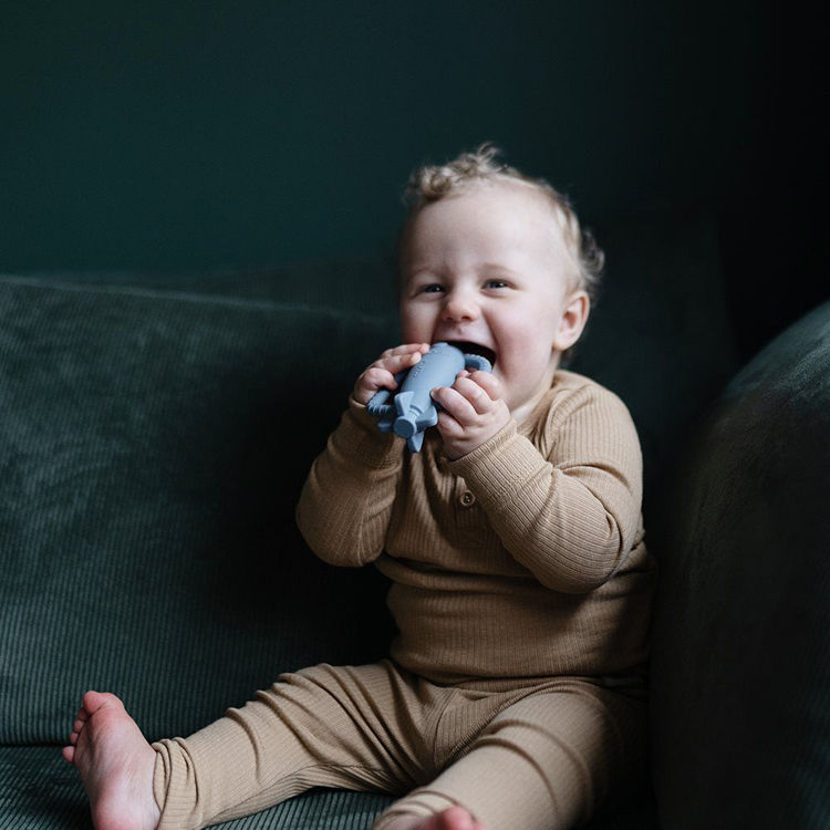 Thumbnail: Mushie ​​​​Rocket Rattle Teether​ - Tradewinds