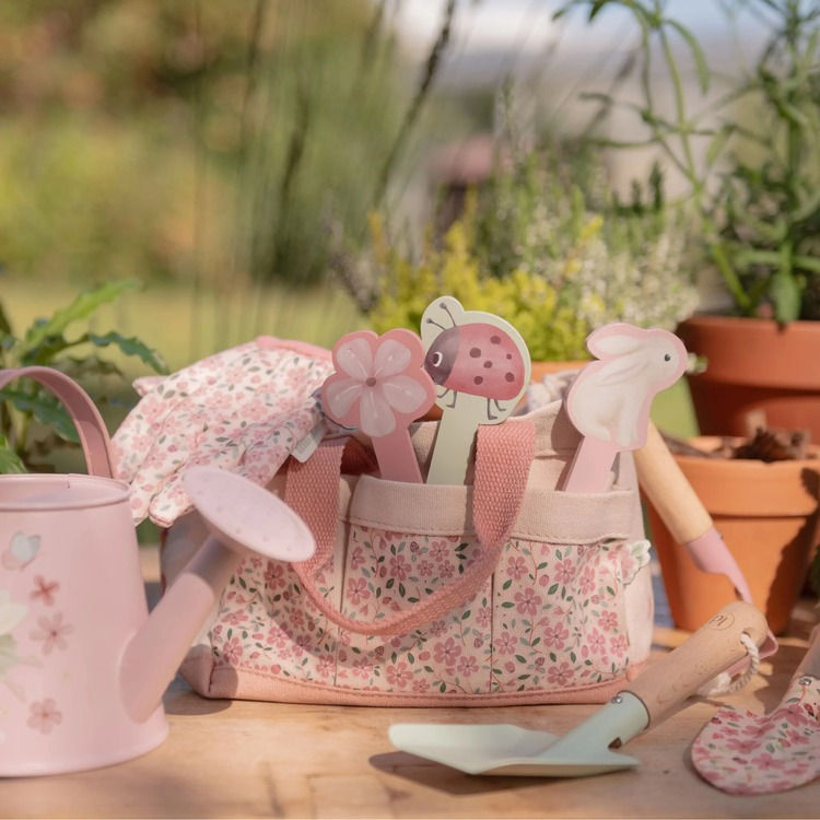 Thumbnail: Garden gift set - 5-piece - Pink