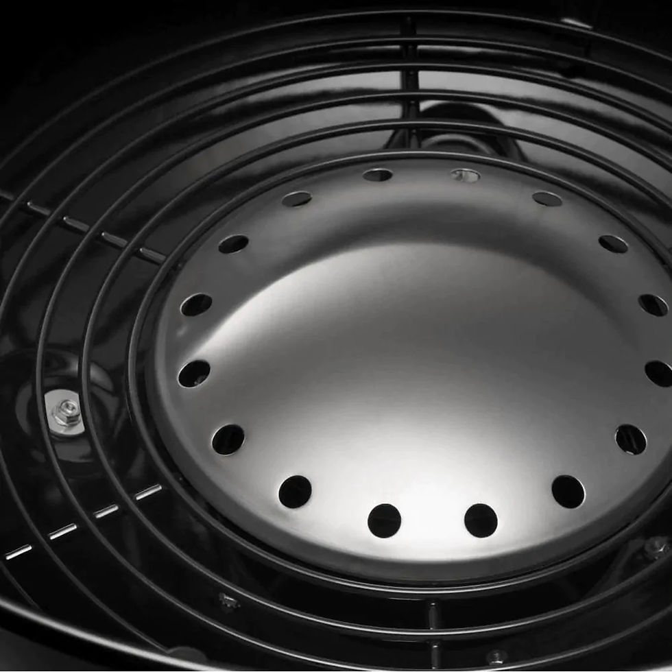 Thumbnail: PRO CART Charcoal Kettle Grill, Black