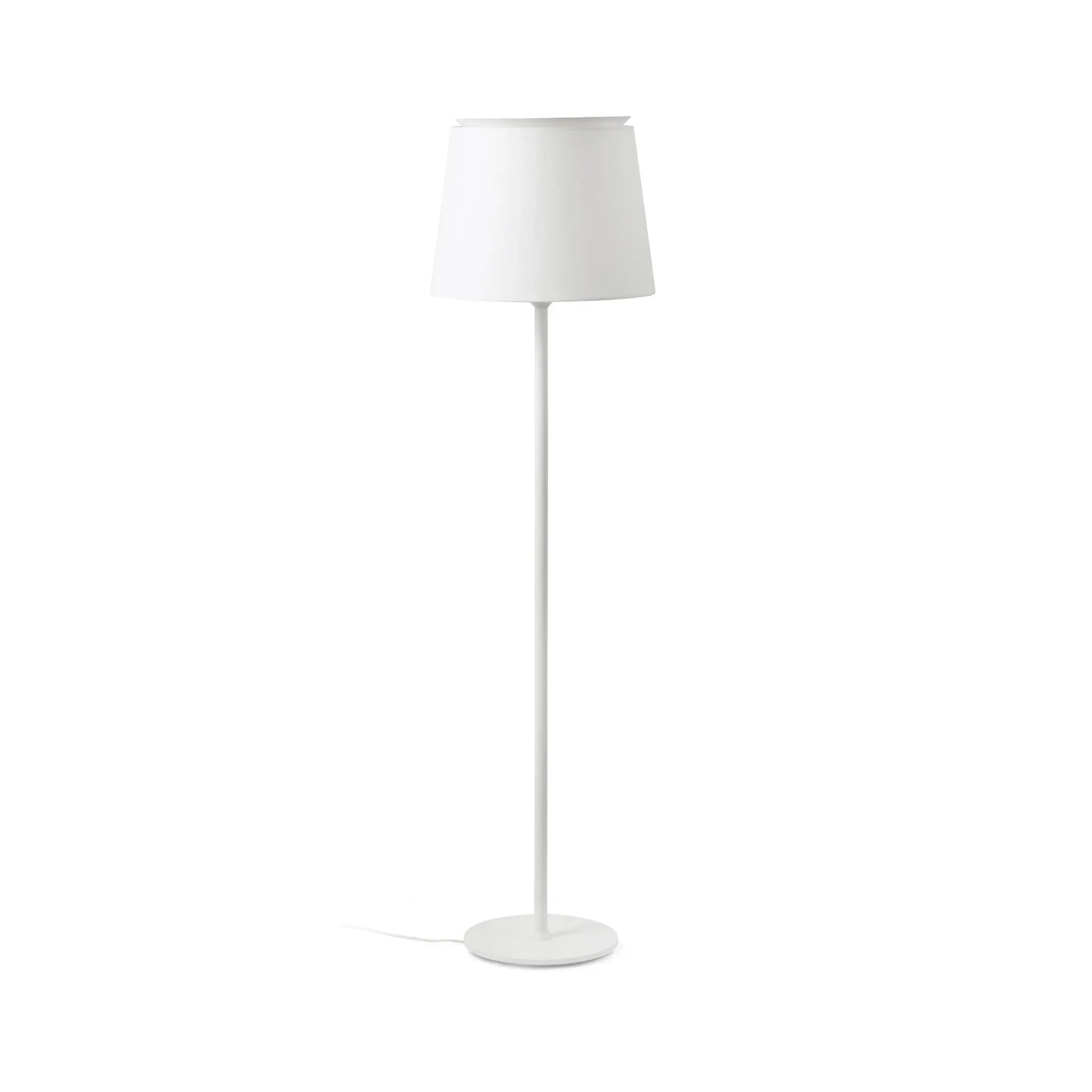 Savoy White Floor Lamp