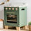 Thumbnail: Vintage Kids Wooden Toy Kitchen Oven - Green