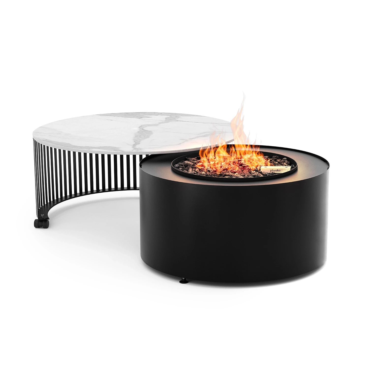 Pivot Gas Fire Table Laurent Fireplace Malta