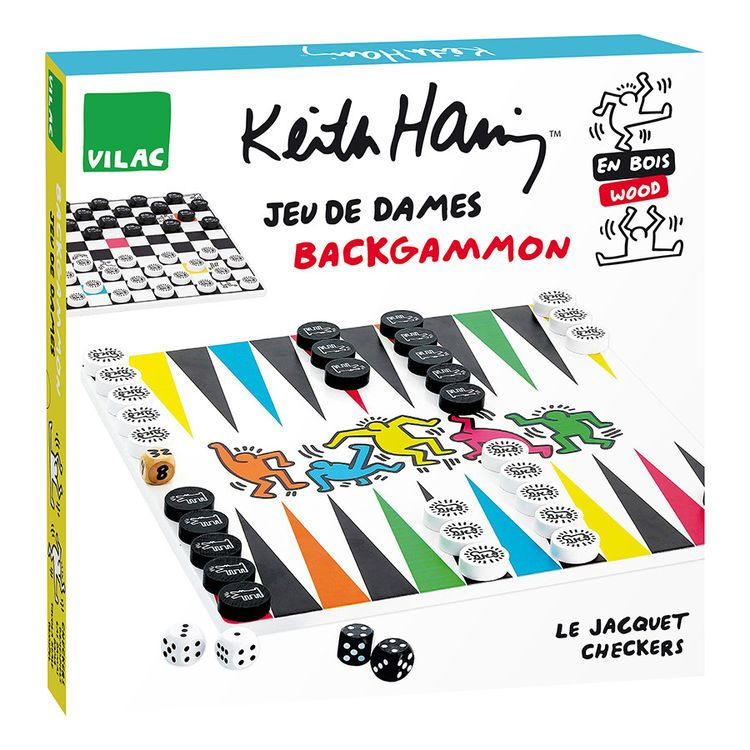 Thumbnail: Le Jacquet / checkers set - Keith Haring