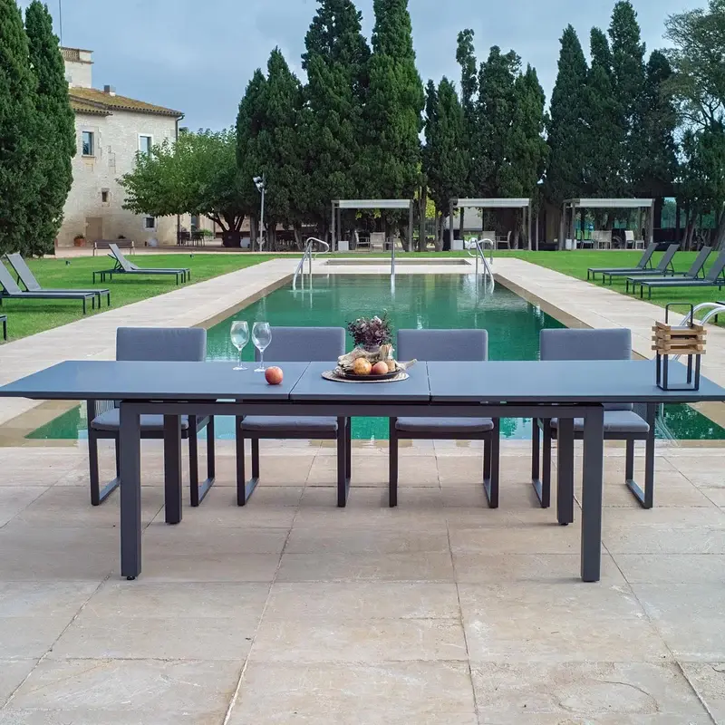 Thumbnail: Thor Extendable Rectangular Dining Table 240-296x100cm